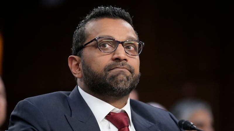 Kash Patel, President Donald Trump's choice to be director of the FBI, appears before the...
