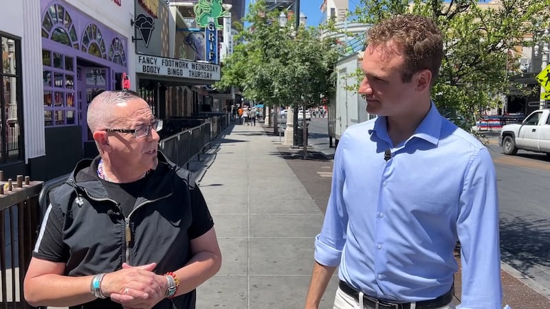 FOX5's Mike Allen with Paco Alvarez, a cultural anthropologist based in Las Vegas.