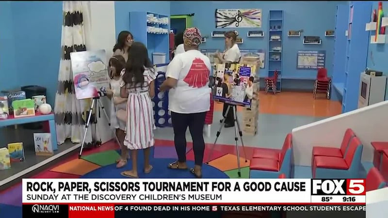 Las Vegas non-profit hosting charity rock, paper, scissors competition