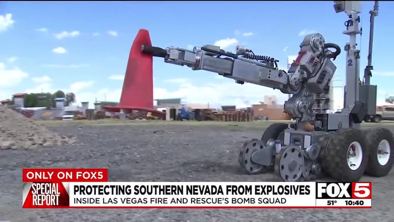 FOX5 takes an inside look at Las Vegas Fire & Rescue's bomb squad