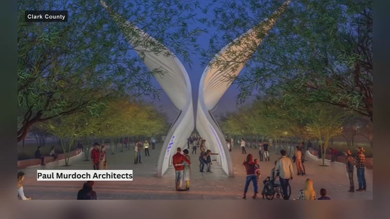 1 October Memorial renderings are on display in Las Vegas