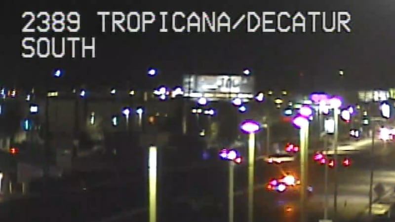 According LVMPD the intersection of Decatur Boulevard and west Bell Drive are closed in all...