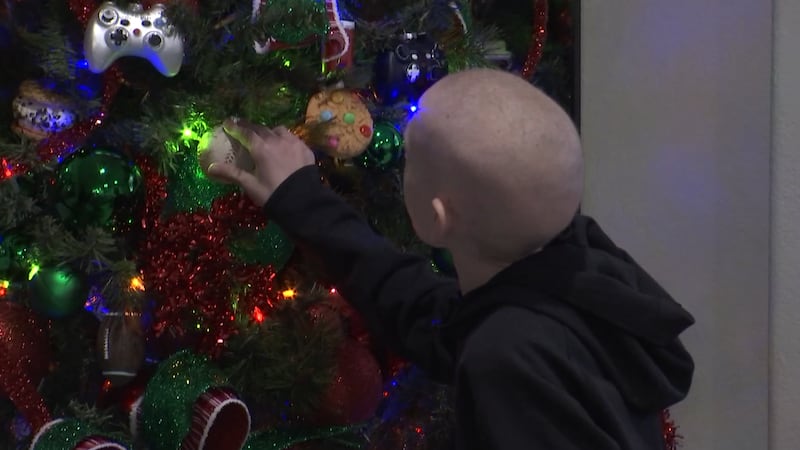 A Las Vegas boy battling Stage 4 cancer came home to a holiday surprise on Friday, Nov. 8, 2024.