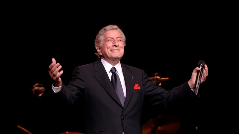Tony Bennett performs at the Van Wezel