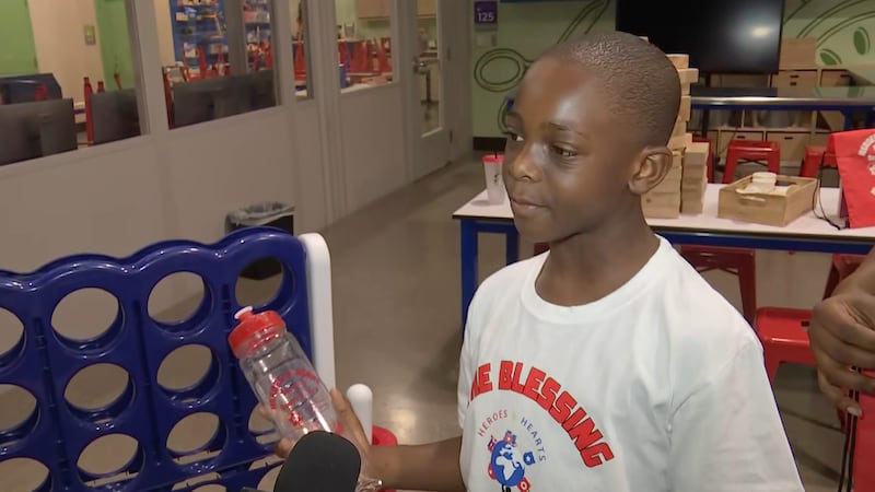 Justin, a young Las Vegas local, is looking for more volunteers to join his Rock, Paper,...