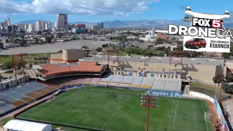 WATCH: Drone video captures Las Vegas Lights FC practice ahead of game against Tulsa.
