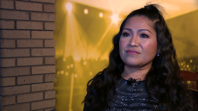 Filipina singing star Dessa Salazar, known on stage simply as Dessa