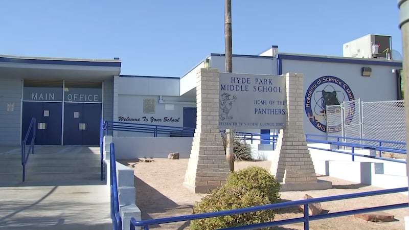 Hyde Park Middle School in Las Vegas