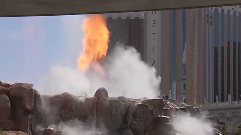 File photo of The Mirage volcano.