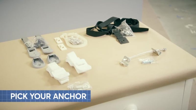 How to properly anchor furniture