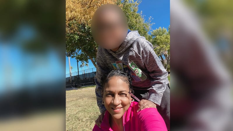 A grandmother is suing the Clark County School District after private photos were taken and...