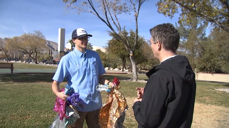 Las Vegas college student continues mission to keep desert tortoises safe from Mylar balloons