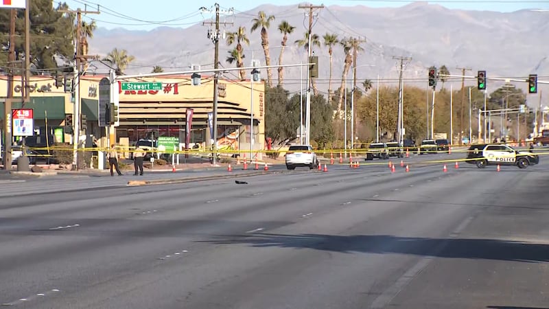 A bicyclist is dead after a driver fled a vehicle stop by Las Vegas police.