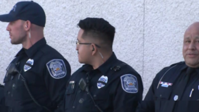 Following the death of a North Las Vegas police officer, agencies across the valley have...