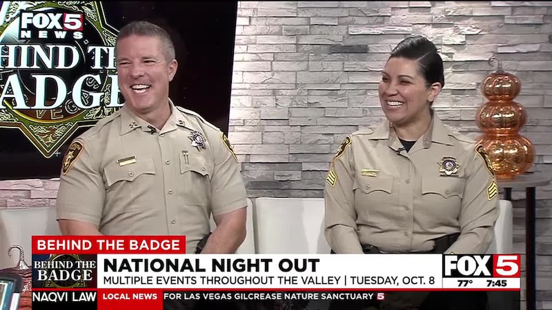 Officers with the Las Vegas Metropolitan Police Department joined FOX5 on Behind the Badge to...