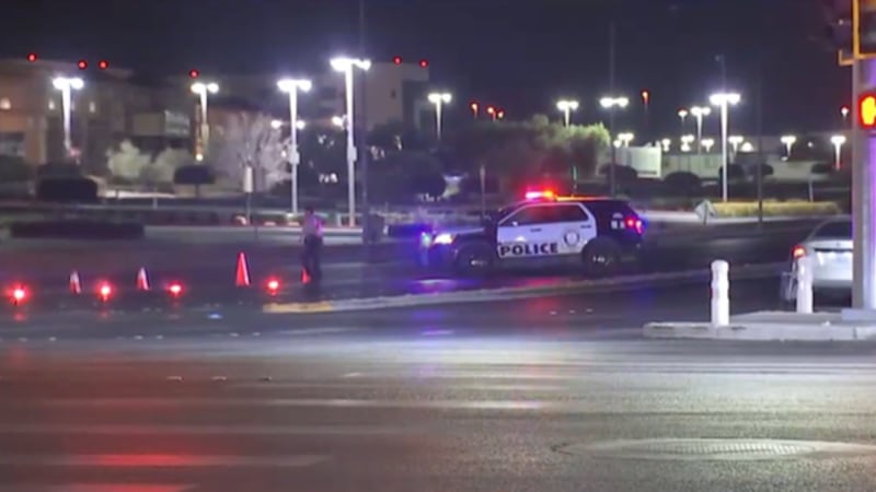 Las Vegas police are investigating a car in the south valley that has left a pedestrian with...