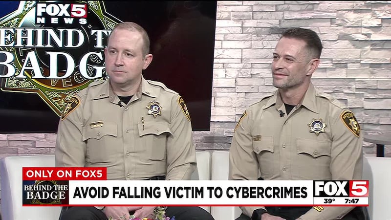 Las Vegas Metro Police discuss how to avoid falling victim to cybercrimes on FOX5's Behind the...
