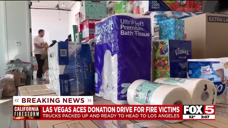 On Monday, trucks were packed up and en route to Los Angeles.