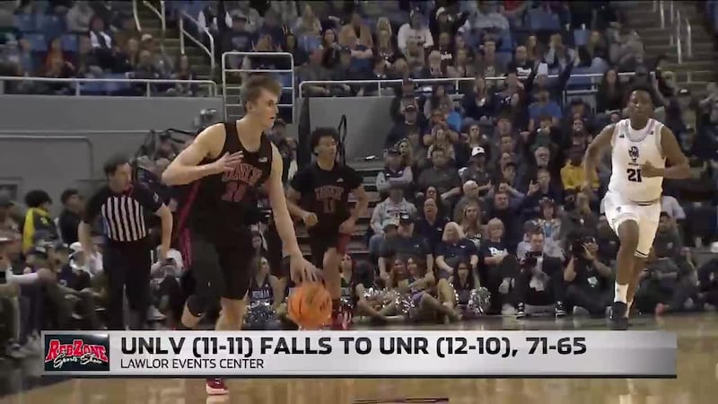 UNLV (11-11) dropped back-to-back road games in the Mountain West at Utah State (19-3), 71-76...
