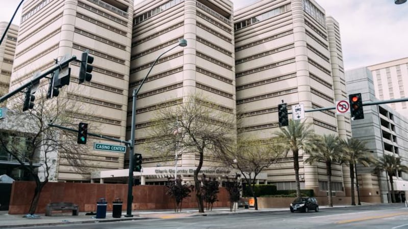 The Clark County Detention Center in downtown Las Vegas as seen on April 17, 2020.