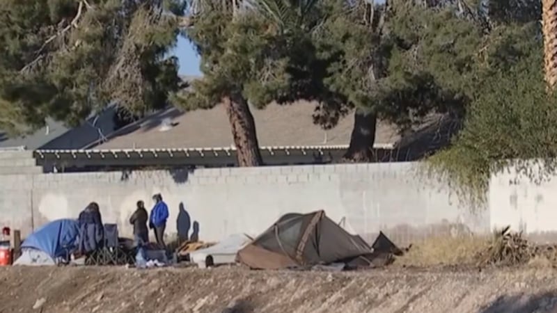 Spring Valley neighbors tell FOX5 a homeless encampment in a wash behind their houses is...