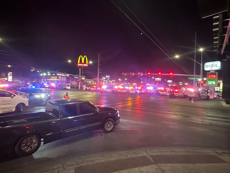 Charleston and Lamb large police presence