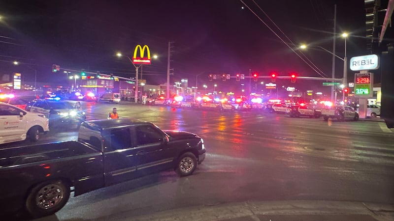 Charleston and Lamb large police presence