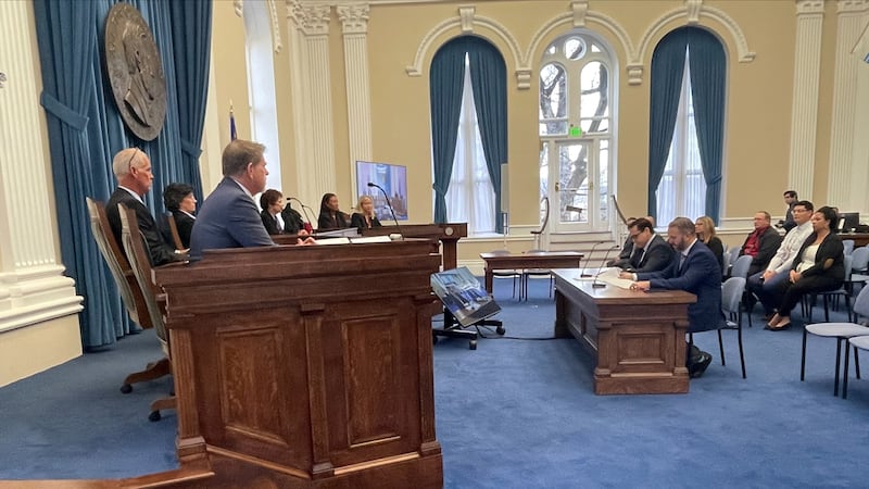 Nevada Supreme Court justices certified the results of the general election at a session in...