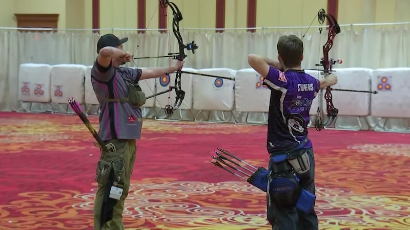 Archery competitors from all over the world gathered at the South Point to show their skills!