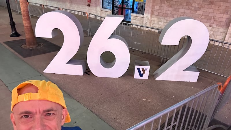 Runner with MS just finished running the Las Vegas Marathon