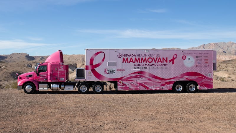 Nevada Health Centers's mammovan.